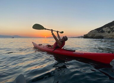 Sunset kayak tour Sella del diavolo