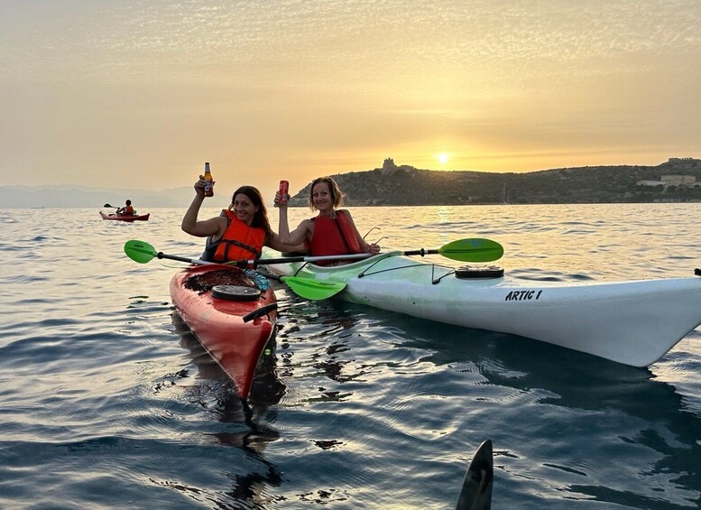Picture 1 for Activity Sunset kayak tour Sella del diavolo