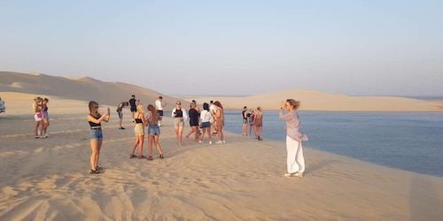 Doha; Desert safari, camel ride, sandboarding, Inland Sea