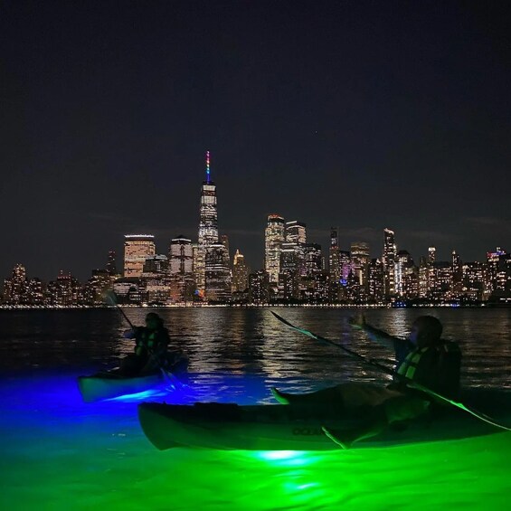 NYC: Guided LED Lights Kayak Tour from Jersey City