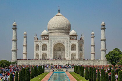 Från Jaipur: Soluppgång Taj Mahal & Agra Fort Privat tur