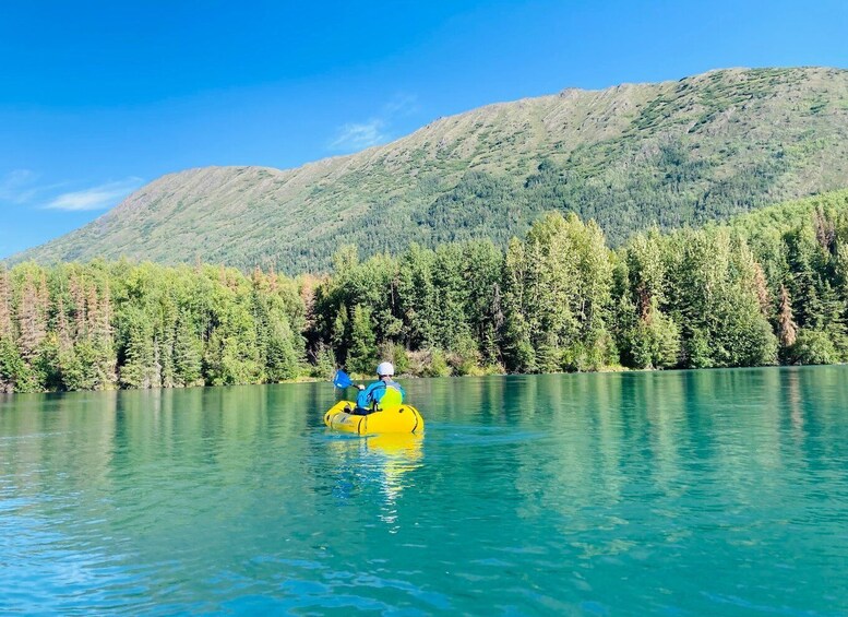 Picture 5 for Activity From Seward: Kenai River Guided Packrafting Trip with Gear
