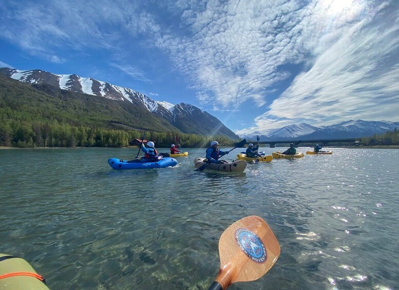 Picture 7 for Activity From Seward: Kenai River Guided Packrafting Trip with Gear