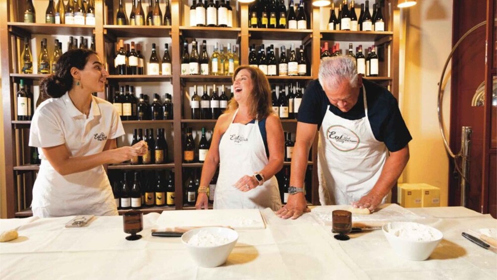 Pasta making class Fettuccine Ravioli and Tiramisu in Rome