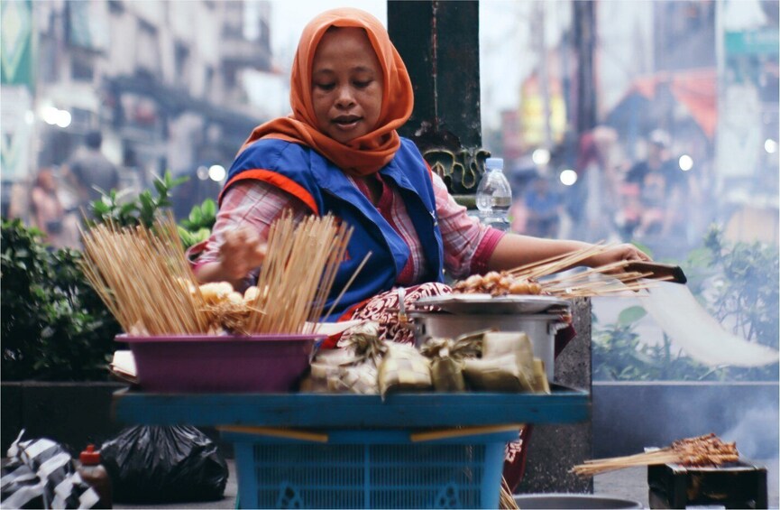 Picture 1 for Activity Yogyakarta: Night Walking and Street Food Tasting Tour