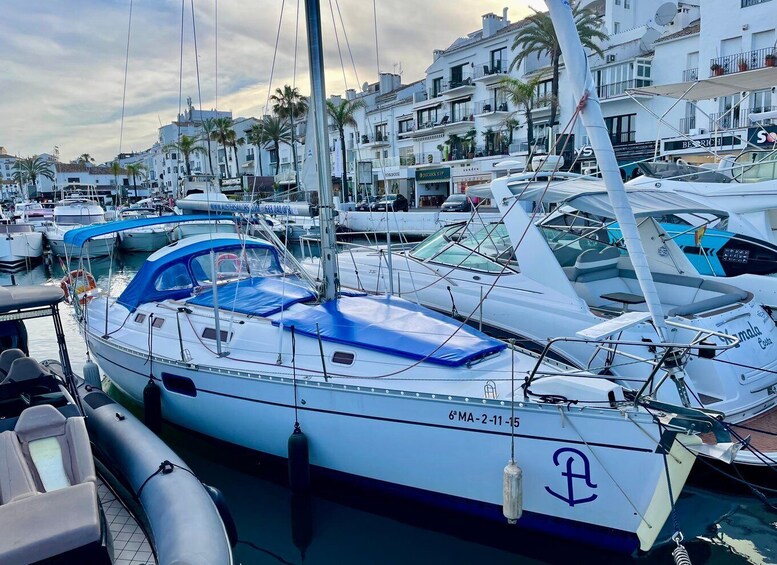 Picture 4 for Activity Marbella: Puerto Banús Private Sailing Cruise with Drinks