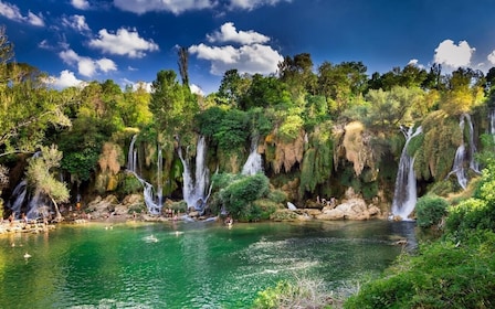 Da Dubrovnik: Gita privata di un giorno a Mostar e alle cascate di Kravica