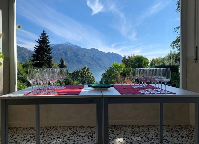 Picture 1 for Activity Menaggio: Wine Tasting and Snacks with Views of Lake Como