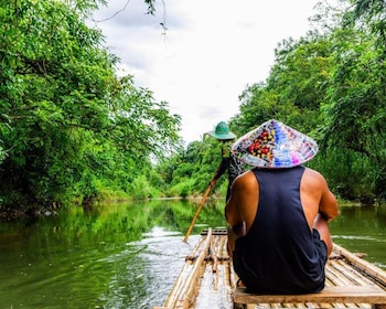 Pa Tong : Excursion d'une journée dans la forêt tropicale avec grotte, raft...