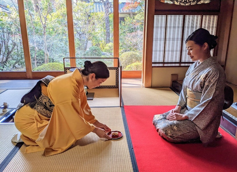 Picture 1 for Activity Kyoto: Private Tea Ceremony with a Garden View