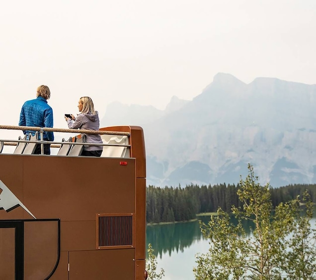 Picture 1 for Activity Lake Louise: Double Decker Shuttle to Moraine & Lake Louise