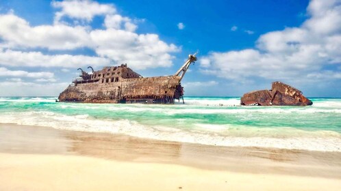 Boavista: Rabil, Naufragio, Città, Spuntini e Bevande - Tour 4x4