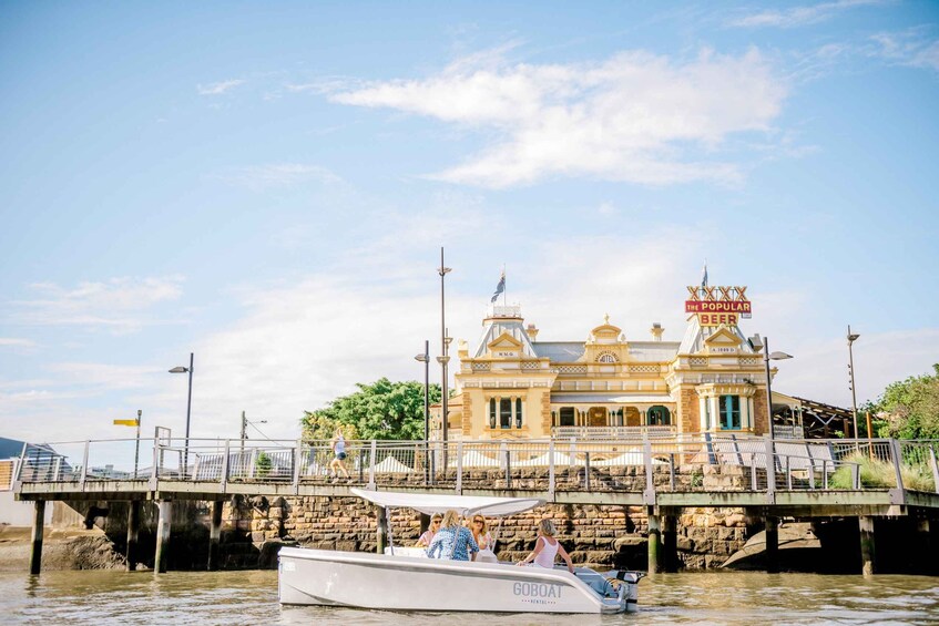 Picture 4 for Activity Brisbane: Electric Picnic Boat Rental from Breakfast Creek