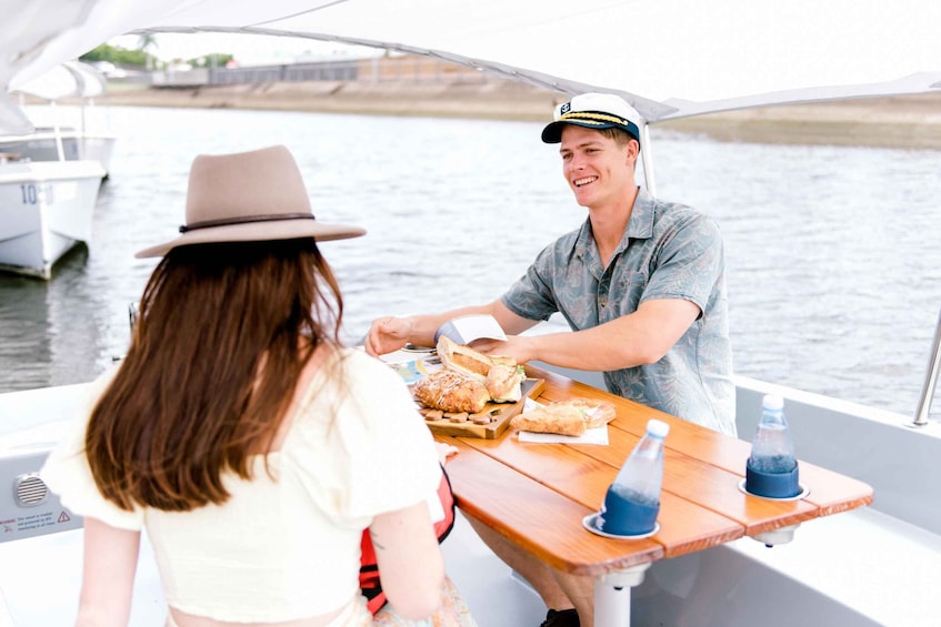 Picture 1 for Activity Brisbane: Electric Picnic Boat Rental from Breakfast Creek