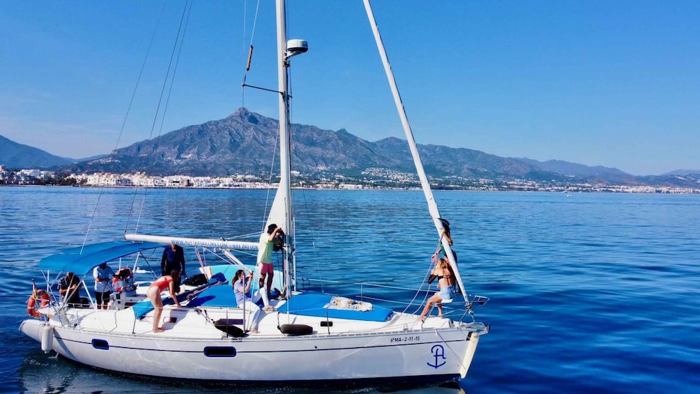 Picture 8 for Activity From Marbella: Costa del Sol Group Sailboat Cruise & Drinks