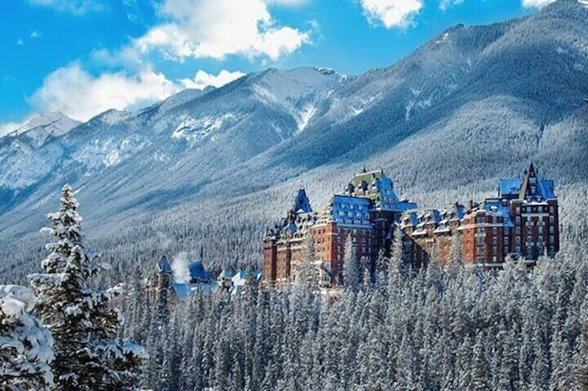 4 Days Deluxe Winter Rockies stay Fairmont Hotels Banff, Lake Louise Guided Tour