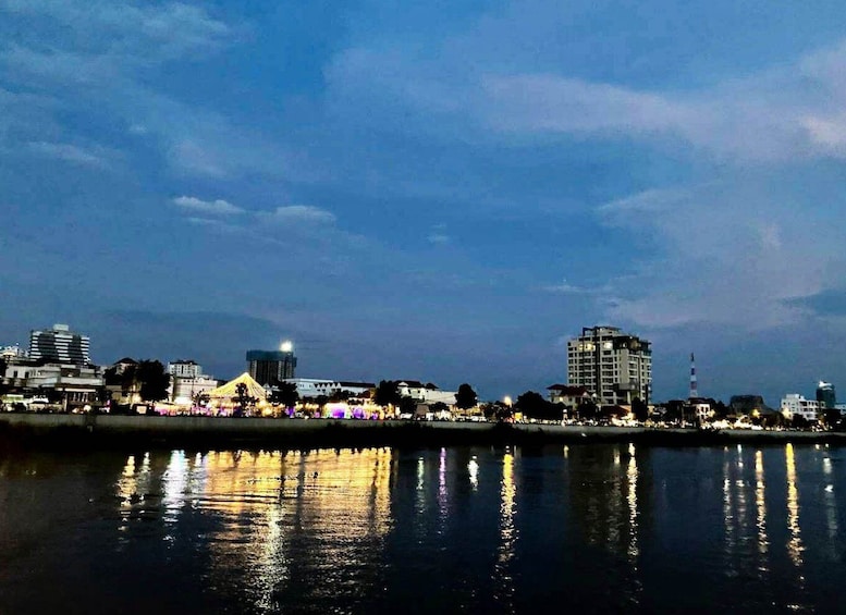 Picture 6 for Activity Phnom Penh: Mekong River Sunset Cruise and Tuk Tuk Ride