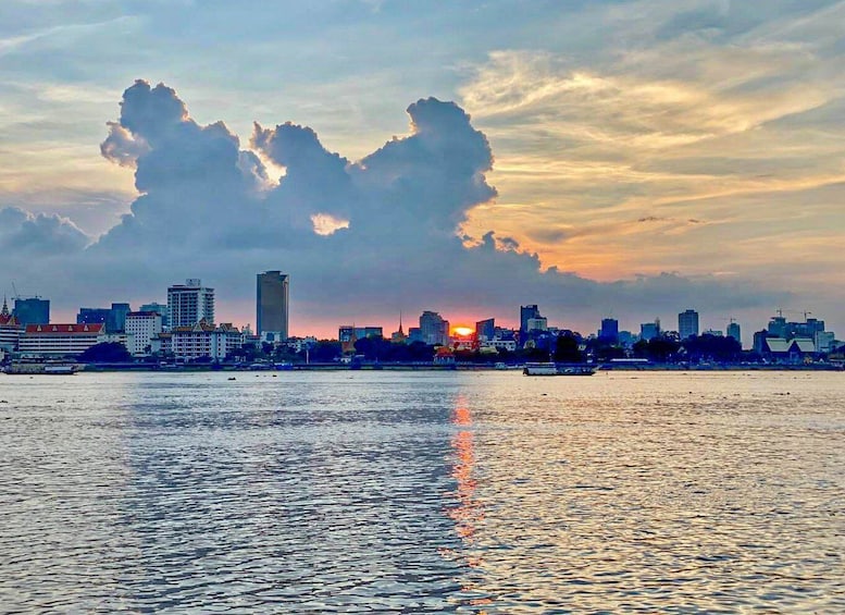 Picture 4 for Activity Phnom Penh: Mekong River Sunset Cruise and Tuk Tuk Ride