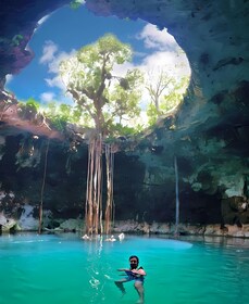 From Mérida: Tour 4 wonderful cenotes, All-inclusive