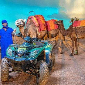 Marrakech: Agafay Desert Dinner Show with Sunset Camel Ride