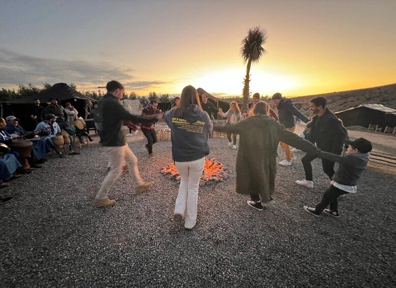 Picture 4 for Activity Marrakech: Agafay Desert Dinner Show with Sunset Camel Ride