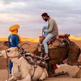 Marrakech: Agafay Desert Dinner Show with Sunset Camel Ride