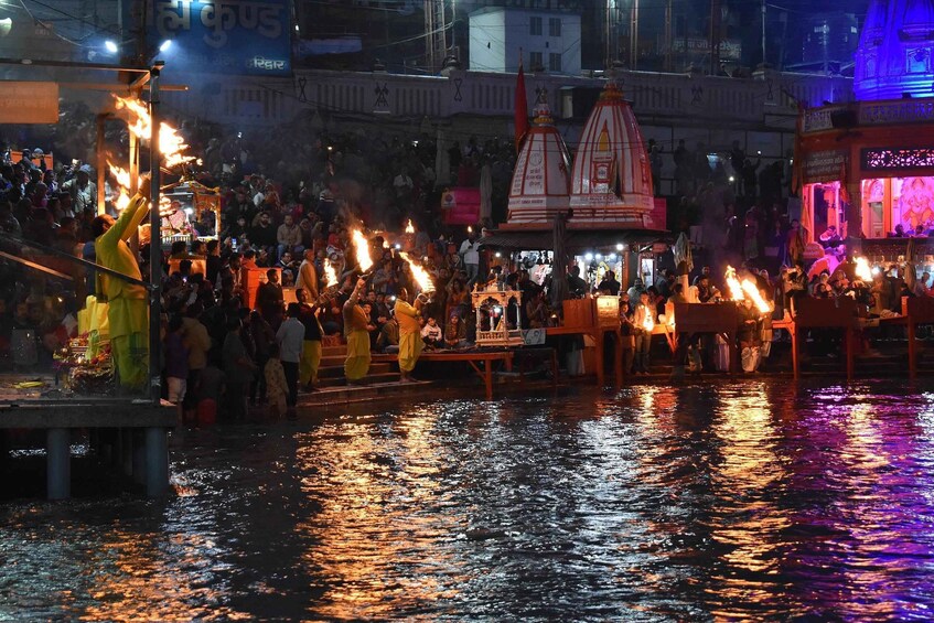 Picture 1 for Activity From Delhi: Private Guided Day Trip to Haridwar & Rishikesh