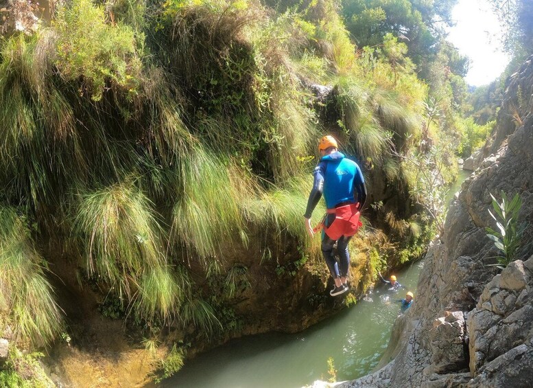 Picture 2 for Activity From Estepona: Guadalmina River Guided Canyoning Adventure