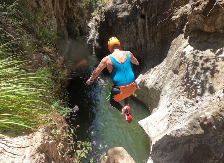 Picture 7 for Activity From Estepona: Guadalmina River Guided Canyoning Adventure