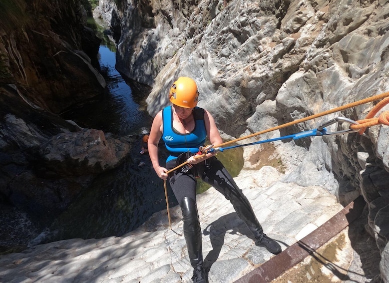 Picture 8 for Activity From Estepona: Guadalmina River Guided Canyoning Adventure