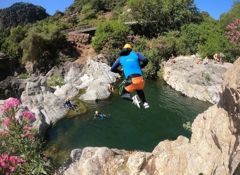 Picture 8 for Activity From Estepona: Guadalmina River Guided Canyoning Adventure