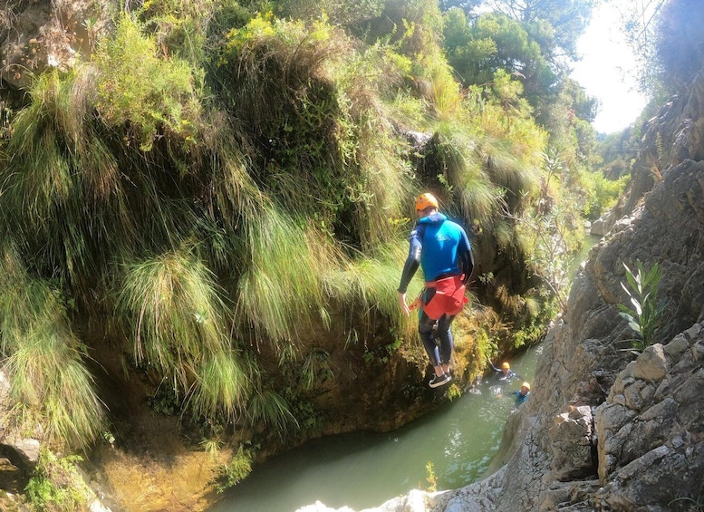 Picture 2 for Activity From Estepona: Guadalmina River Guided Canyoning Adventure