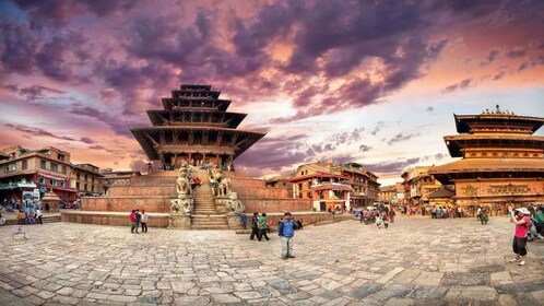 Bhaktapur Durbar Square and Boudhanath Stupa