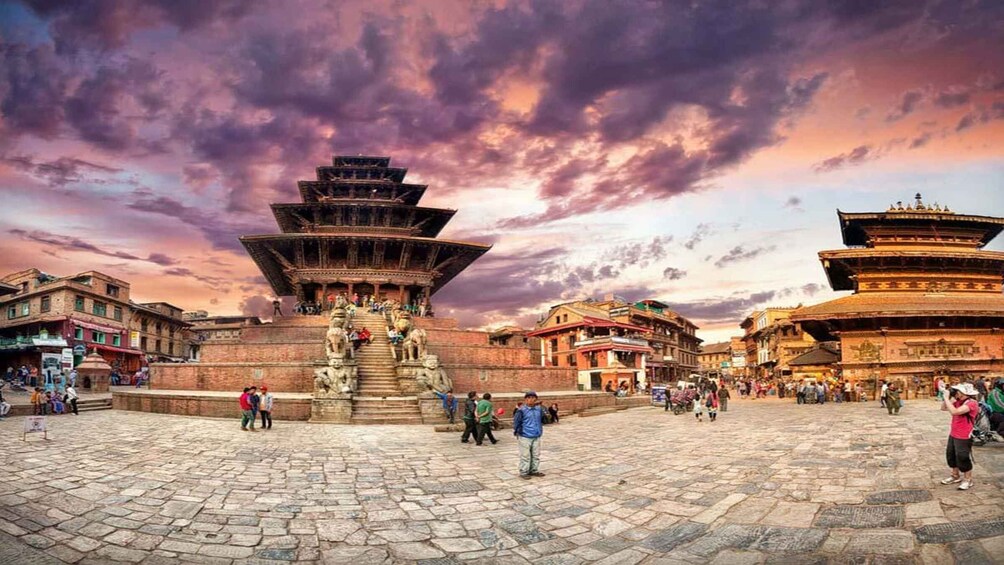 Bhaktapur Durbar Square and Boudhanath Stupa