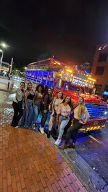 Medellin: Party Bus with DJ & Street Food Tastings