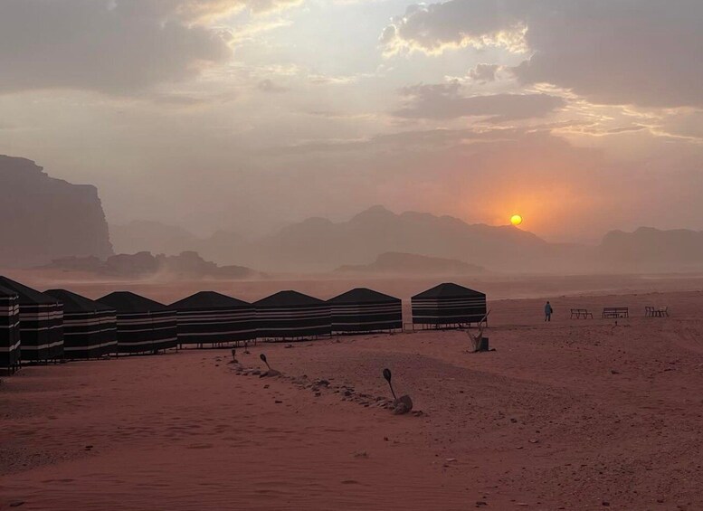 Picture 3 for Activity Wadi Rum Full Day Jeep Tour + Overnight. All Meals Included