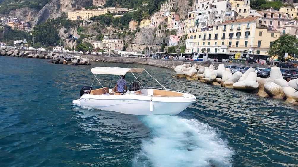 Picture 1 for Activity From Sorrento: Amalfi Coast Private Boat Tour with Skipper