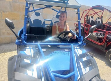 Malta: Heldagstur i buggy på Gozo med lunsj og båttur