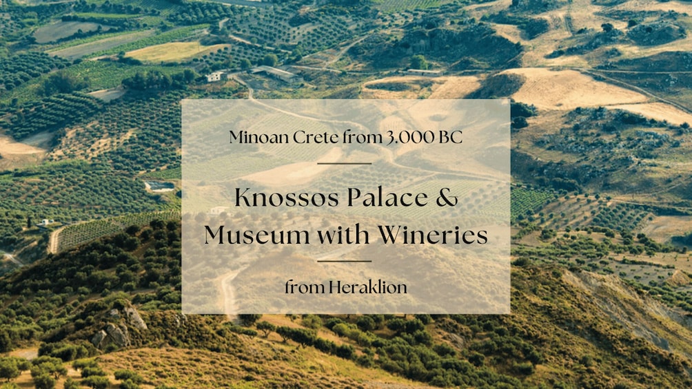 Minoan Crete: Knossos Palace & Heraklion Museum with Winery