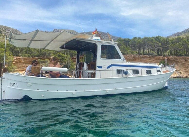 Picture 5 for Activity Alcudia: Traditional Wooden Boat Trip with Snorkeling