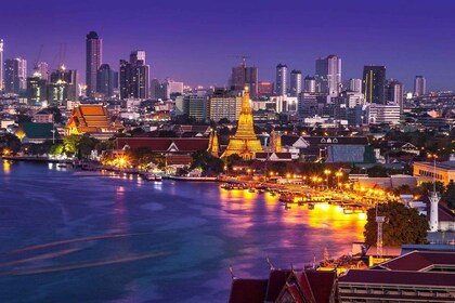 Bangkok: crucero por el meridiano del río Chao Phraya con buffet