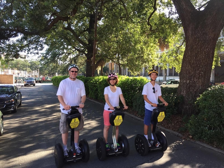 Show item 1 of 2. People on segways during tour of Savannah