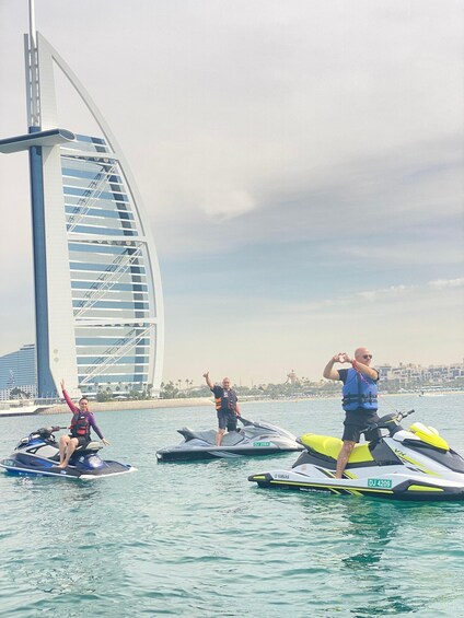 Picture 6 for Activity Dubai: Jet Ski Tour to Burj Al Arab and Atlantis with Drink