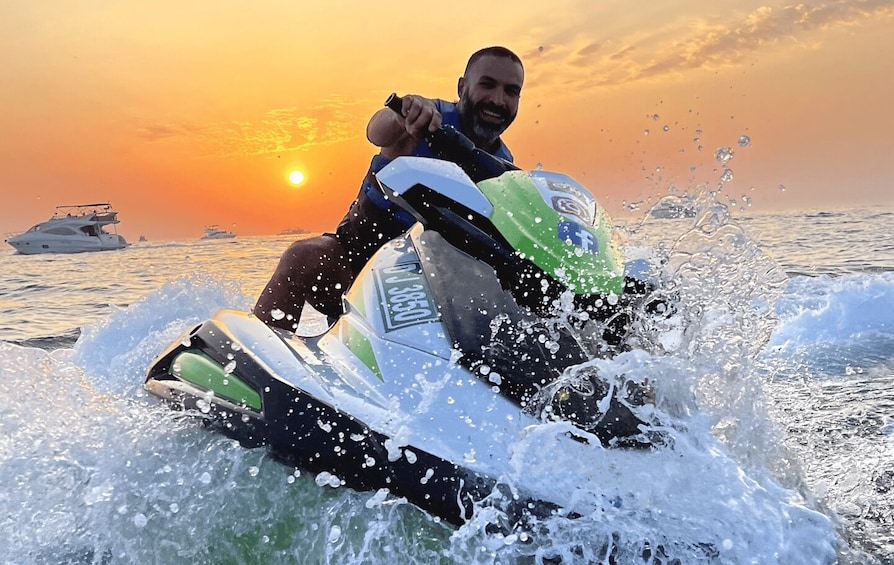 Picture 3 for Activity Dubai: Jet Ski Tour to Burj Al Arab and Atlantis with Drink