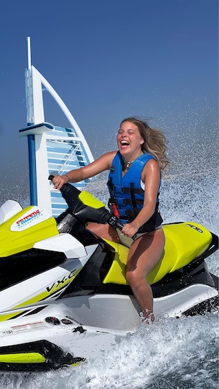 Picture 1 for Activity Dubai: Jet Ski Tour to Burj Al Arab and Atlantis with Drink