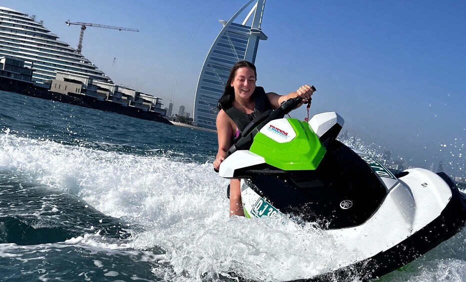 Picture 2 for Activity Dubai: Jet Ski Tour to Burj Al Arab and Atlantis with Drink