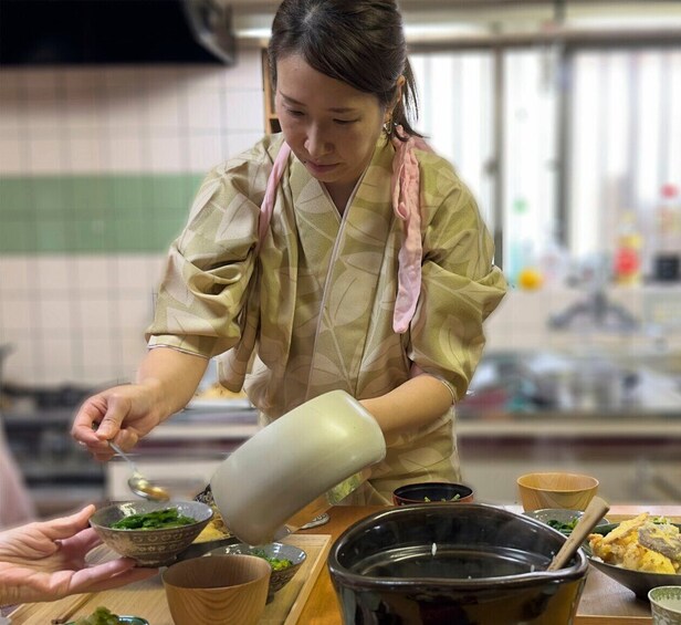 Picture 1 for Activity Osaka Authentic Tempura & Miso Soup Japan Cooking Class