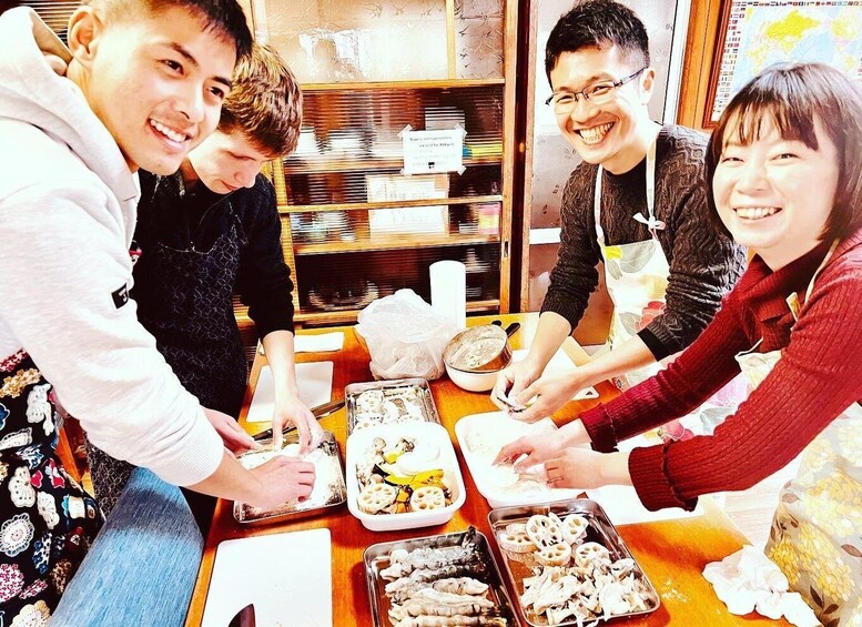 Picture 5 for Activity Osaka Authentic Tempura & Miso Soup Japan Cooking Class