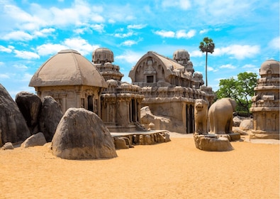 Puducherry: Mahabalipuram geführte Ganztagestour mit Transfer