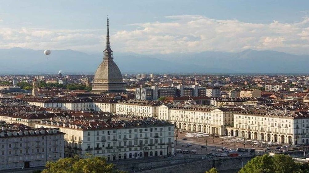 Turin Porta Palazzo market and Turin Royal Palace